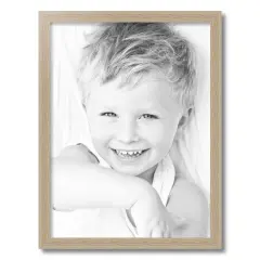 18x24" Modern Custom Poster Frame Oak