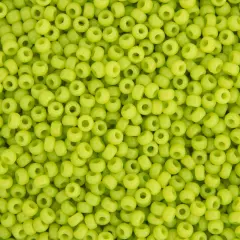 Miyuki 250g Opaque Round Rocailles Seed Beads, 11/0 Chartreuse #416