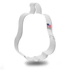 Tall Pumpkin Cookie Cutter 3.75 in B1471, CookieCutter.com, Tin Plated Steel, Handmade in the USA