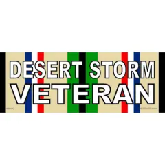 EagleEmblems BM0473 Sticker-DEST.Storm,SVC.RB Veteran (3.5x10'')