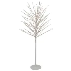 Northlight 5' White LED Lighted Christmas Twig Tree - Warm White Lights