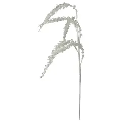 Northlight Sequins and Glitter Weeping Artificial Spray - 27" - White