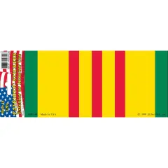 Vietnam Service Ribbon Bumper Sticker 3"X6-1/2"