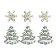 Buttons Galore White Christmas Buttons - 18 Sewing & Craft Buttons