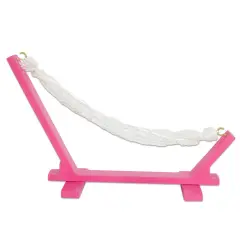 Dennis East 10" Tropical Fantasy Bright Pink Mini Hammock Wine Bottle Holder