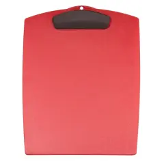 Storex Hard Poly Clipboard, Letter, Red (Case of 12)