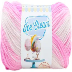 (Pack of 3) Lion Brand Ice Cream Yarn-Birthday Cake