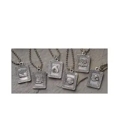 Roman Set of 24 Team Spirit Sports Medal Pendants With Chain Black