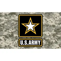 United States Army Flag with Grommets Camouflage 3ft x 5ft