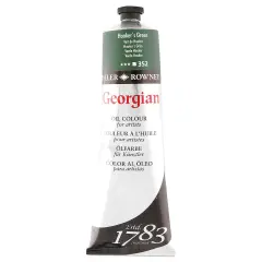Daler-Rowney Georgian Oil Color - Hooker's Green, 225 ml tube