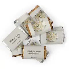 108 Pcs Wedding Candy Hershey's Chocolate Party Favors by Just Candy (2 lb) - Floral