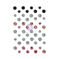 Prima Marketing Spring Abstract Say It In Crystals-Assorted Dots 48/Pkg