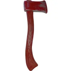 Bloody Red Woodsman Axe Weapon Toy Costume Accessory