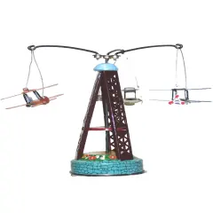 Tin Biplane Carousel Each