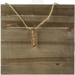 Jillibean Soup Mix The Media Wooden Plank-12"X12" Dark