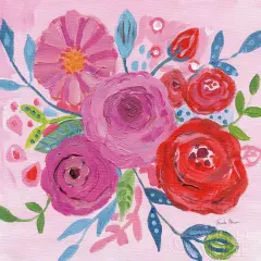 Floral Burst I Poster Print by Farida Zaman # 56936