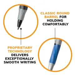 BIC Round Stic Xtra Life Blue Ballpoint Pens, Medium Point (1.0mm), 144-Count Pack of Bulk Pens, No. 1 Selling Ballpoint Pens