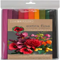 Lia Griffith Extra Fine Crepe Paper 10/Pkg-Enchanted Garden