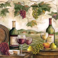 Country Red and White Poster Print by Marilyn Dunlap - Item # VARPDX41179