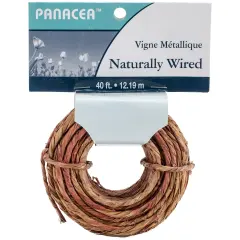 Panacea Coiled Wrapped Wire 40'-Natural