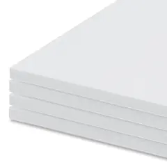 White Foam Board - 11" x 14" x 3/16", Pkg of 4 Sheets