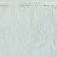 Natural Ostrich Feather Trim