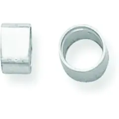 14K WG Round Stone Seat Tube Bezel Setting 4.5mm