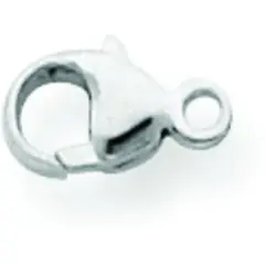 14K White Gold Lobster Clasp (9.40Mm To 12.90Mm)