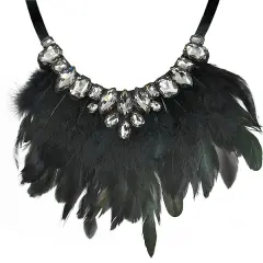 Feather and Stones Collar