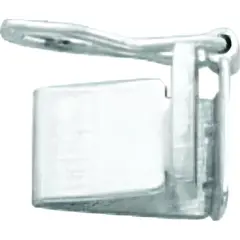 14K White Gold Push Button Box Clasp Replacement Tongue 6.25mm