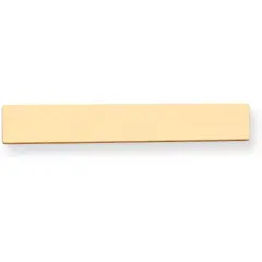 14K Gold Rectangle Stamping Disc 0.018"