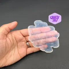 Airplane Dangle Earring Resin Silicone Mold, Uv Resin Mold, Polymer Clay Mold (C14)