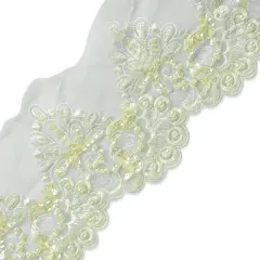 Vintage Floral Cluster Lace Trim