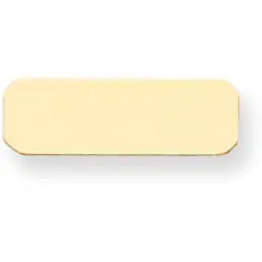 14K Gold Rectangle Stamping Disc 0.032"