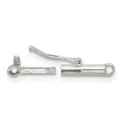 Sterling Silver Barrel Clasp 2mm