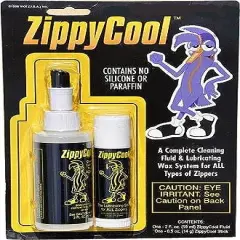 YKK Zippy Cool ~ Cleaning Fluid & Lubricating Stick, The Complete Zipper Care System