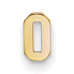 14K Gold Number 0 5mm