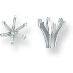 14K White Gold 6 Prong Round Tulip Base 5.2mm