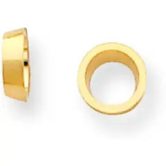 14K Gold Round Tapered Tube Bezel Setting 5.4mm