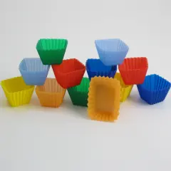MINI SILICONE BAKING CUPS, 1.5" X 1.5"
