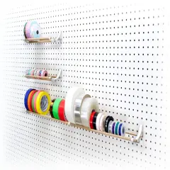 Craft Tape, Ribbon and Washi Tape Organizer and Storage solution White