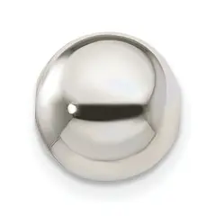 Sterling Silver 10.0mm Round Beads 2.5mm Hole - Pack of 4