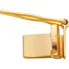 14K White Gold Push Button Box Clasp Replacement Tongue 5.25 mm