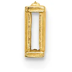 14K Gold Airline Narrow Baguette Setting 1.8mm