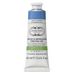 Charbonnel Water Washable Printing Ink - Ultramarine, 60 ml