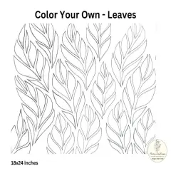 Paint Your Own Decoupage Paper!Leaves