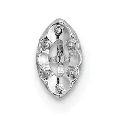 14K White Gold 4 Prong Marquise Peg Illusion Head 2.4mm