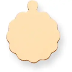 14K Gold Round Stamping Disc 0.018"