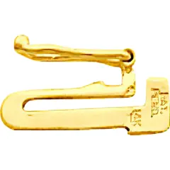 14K Gold Double Action Clasp Replacement Tongue 8.2mm