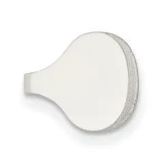 Sterling Silver Flat Endcaps - Pack of 4